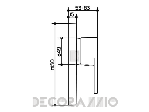 Смеситель для душа Keuco Edition 301 - Kede51
