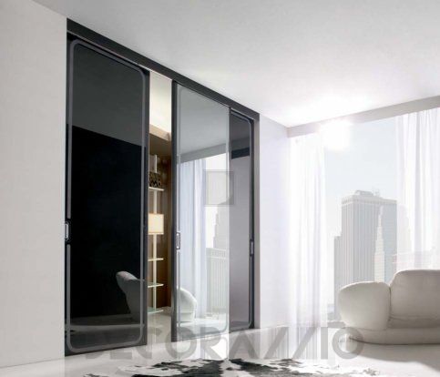 Двери межкомнатные двустворчатые раздвижные Ghizzi & Benatti Top Design - REFLEX 3