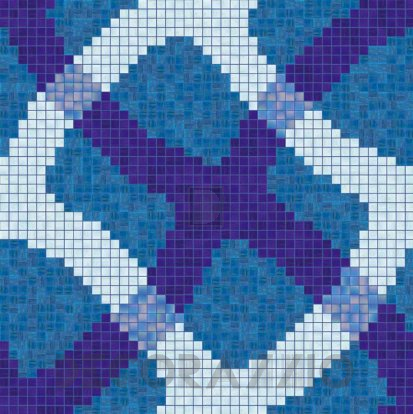 Плитка для бассейна Bisazza Pool Mosaics - Pool-Mosaic-MIRAGE-BLUE