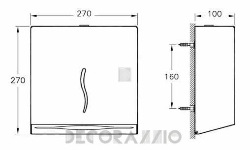 Держатель для полотенец Vitra Bathroom Arkitekta - 44351