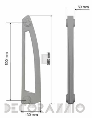 Радиатор Guratec LIBERTA - Liberta-E-ag