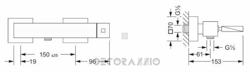 Смеситель для душа Joerger Turn - 623.20.600