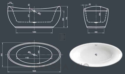 Акриловая ванна Knief & CO AQUA SPA - 0200-083