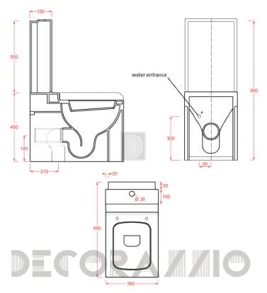 Унитаз Artceram LA FONTANA - LFV003