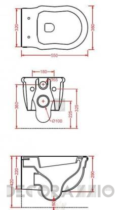 Унитаз Artceram HERMITAGE - HEV005