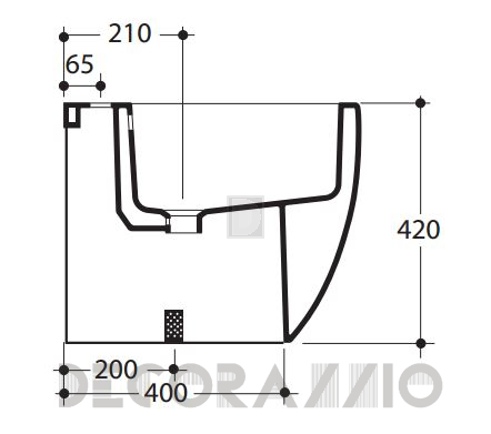 Биде Kerasan Flo - 3120