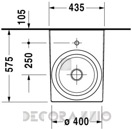 Пьедестал Duravit Ph.Starck X - 230140