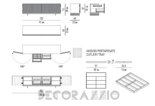 Буфет Minotti Aylon - DINING SIDEBOARDS