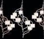 Светильник  потолочный подвесной (Люстра) Barovier&Toso Hastings - 5707/07_grey