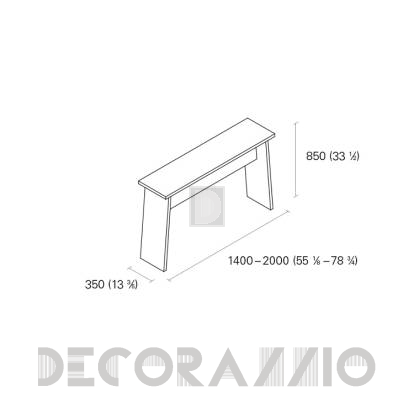 Консольный стол E15 DRAYTON - DC04_OO_14