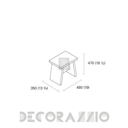 Табурет E15 LANGLEY - DC03_OO_48