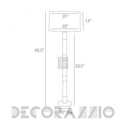 Светильник  напольный (Торшер) Arteriors Regan - 76788-131