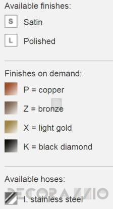 Смеситель для душа CEA Giotto - Gio29