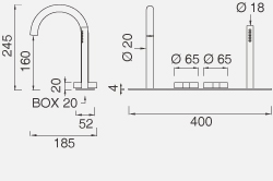 Смеситель для душа CEA Giotto - Gio29