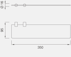 Полка CEA Stem Accessories - Men03