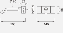 Смеситель для биде CEA Neutra - Neu02