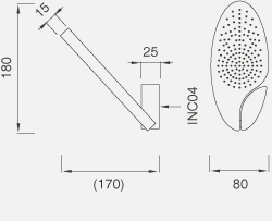 Лейка душевая CEA Ziqq - Ziq53