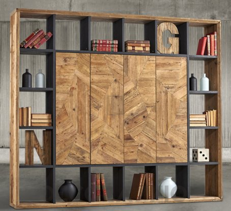 Стеллаж Dialma Brown Bookcases - DB004545