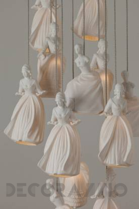Светильник потолочный подвесной (Люстра) Carlesso Dame - CDDW