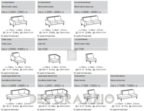 Диван модульный Ditre Miller - Miller_sofa