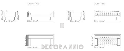 Диван Flexform Magister - 11313
