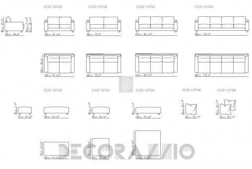 Оттоманка Flexform Status - 13T50