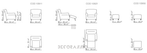 Кресло Flexform Nonnamaria - 10911