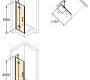 Душевая перегородка Huppe Aura - 400304