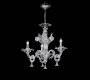 Светильник  потолочный подвесной (Люстра) Sylcom Soffio - 1377/3CR Mini