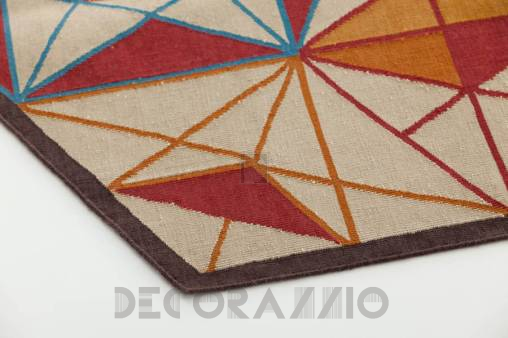 Ковер GAN Kilim - hexa_rectangular_rug_orange_1