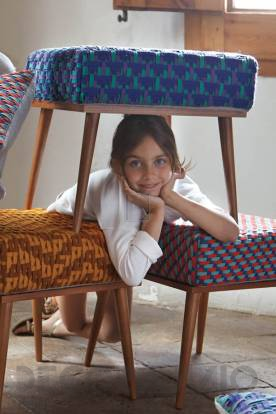 Табурет GAN Detroit - detroit_stool_blue