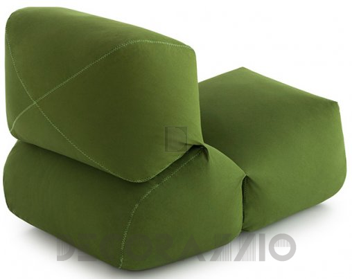 Кресло бескаркасное GAN Grapy - grapy_soft_seat_green_cotton