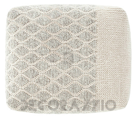 Пуф GAN Mangas Space - mangas_space_rectangular_rhombus_pouf_ivory