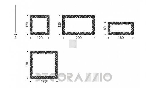 Зеркало навесное Cattelan Italia Jersey - jersey-mirror-120