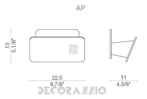 Светильник  настенный накладной (Бра) Light4 One - one AP