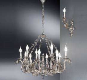 Светильник  потолочный подвесной (Люстра) Nervilamp 900, nervilamp 900/6+6