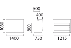 Бар Pedrali Igloo - IGL_BI/RIP_BI