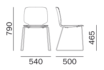 Стул Pedrali Babila - 2740_SA