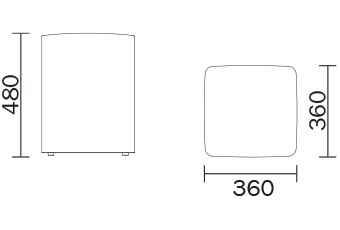 Пуф Pedrali Wow - 320_01