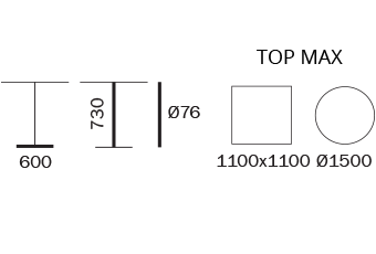 Обеденный стол Pedrali Tonda - 4530