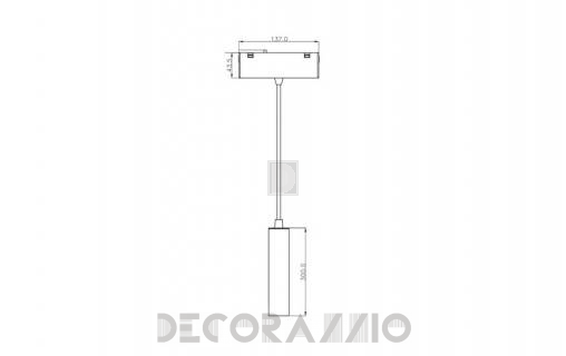 Светильник  потолочный модульная система (Светильник для трековой системы) Zambelis Architectural Lighting - 18325